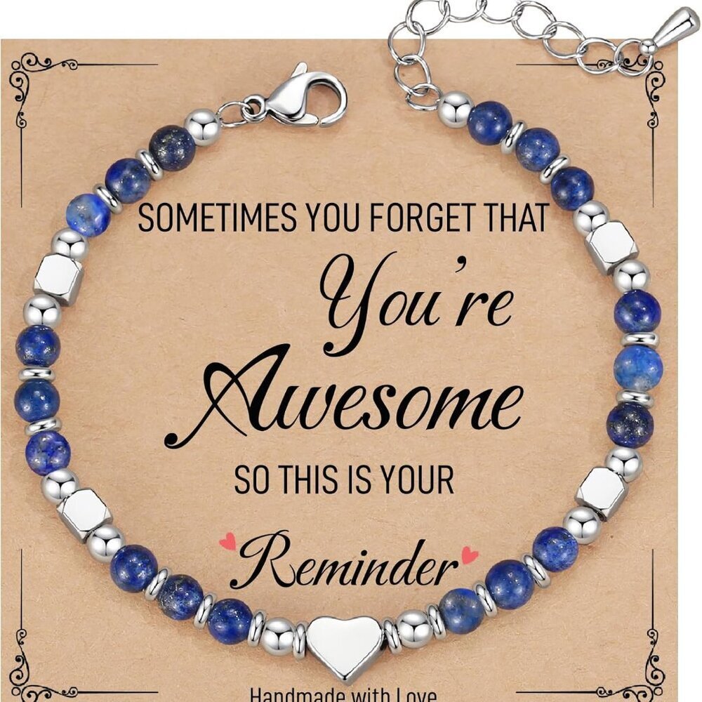 Tiny Beaded Bracelets for Women, Sometimes You Forget You're Awesome, Unique Mot
